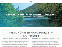 Tablet Screenshot of diemelsee.de